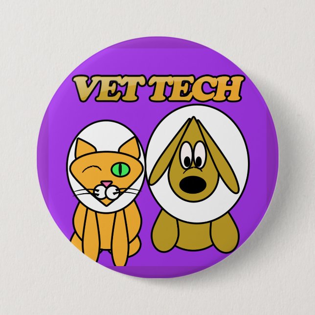 vet tech button (Front)