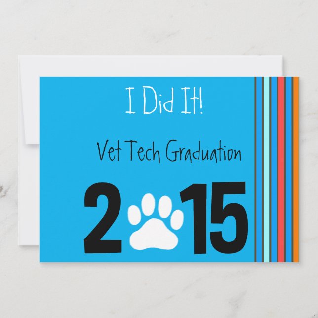 Vet Tech Graduation Invitations 2015 (Front)