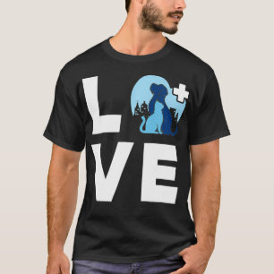 Vet Tech Love Animal Veterinary Veterinarian Techn T-Shirt