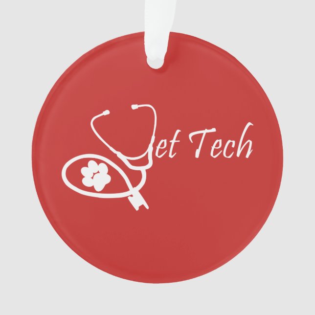 vet tech ornament (Front)