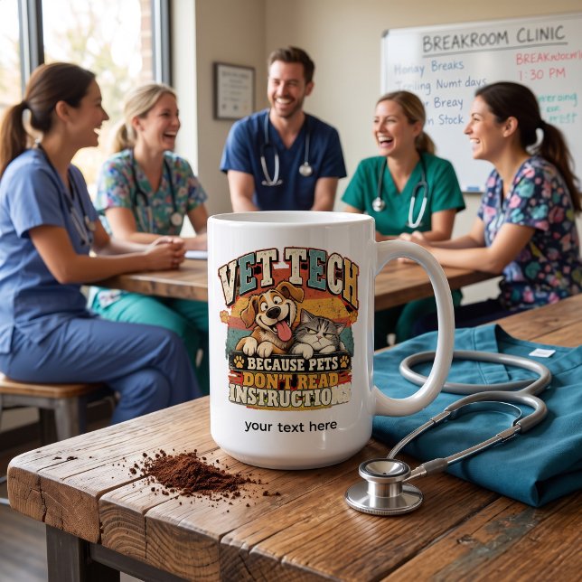 Vet Tech Pets Don't Read Mug (Creator Uploaded)