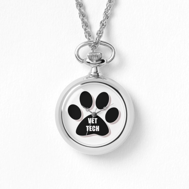 vet tech silver watch (Front)