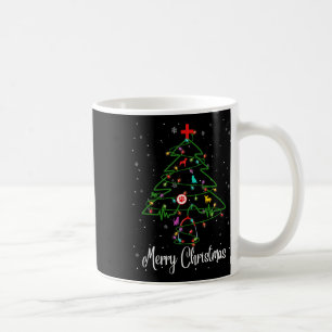Vet Tech Veterinarian Christmas Tree Merry Christm Coffee Mug