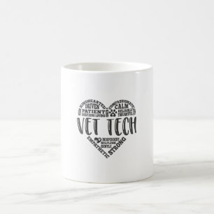 Vet tech, veterinarian tech, vet technician coffee mug