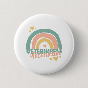 Vet Tech veterinary technician 2 Inch Round Button