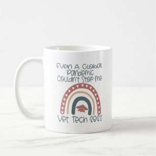 Vet Tech Veterinary Technician Boho Rainbow Coffee Mug