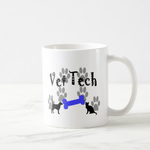 Vet TECH With Dog Bone Coffee Mug