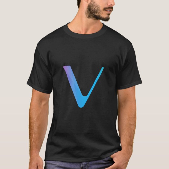 VET VeChain Coin Logo T-Shirt (Front)