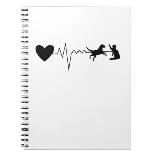 Vet Veterinarian Heartbeat Pulse Notebook