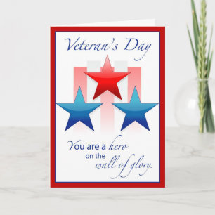Vetarn's Day Hero Thank You Card