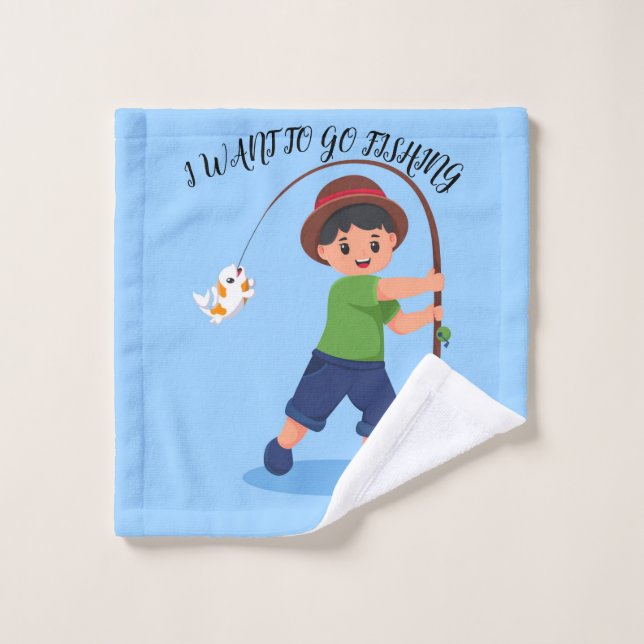VÊTEMENT DE LAVE DE PÊCHE POUR ENFANTS (Gant de toilette)