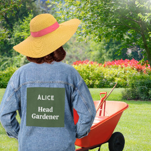 Vêtement de nom personnalisé pour jardinier en che