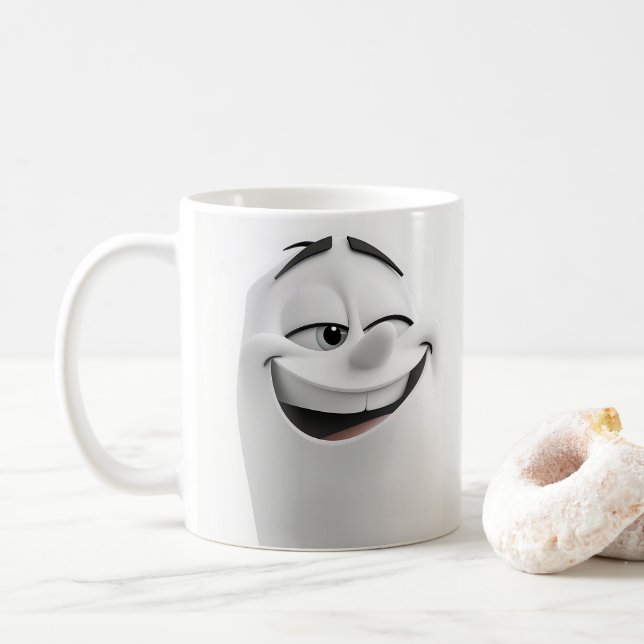 Vêtements Cartoon Face 3D Mug 2 (Avec donut)