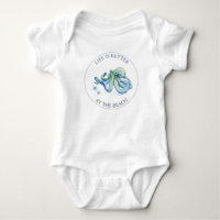 Vêtements de bébé garçon mignons body bébé bleu po