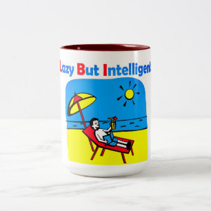 VÊTEMENTS LBI DE MUG LAZY MAIS INTELLIGENTS