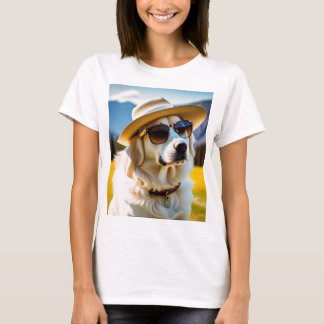 Vêtements pour femmes, T-shirt pour chien mignon