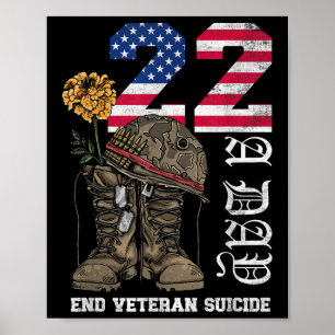 Veteran 22 A Day Take Their Lives End Veteran Suic Poster