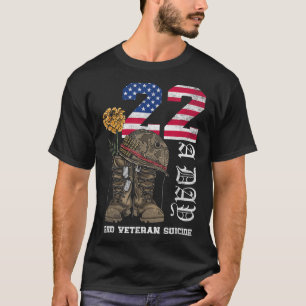 Veteran 22 A Day Take Their Lives End Veteran Suic T-Shirt