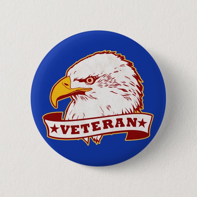 Veteran 2 Inch Round Button (Front)