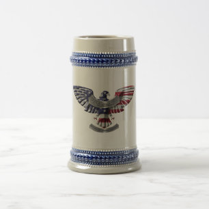 Veteran American Eagle “Proud To Have Served” Beer Stein