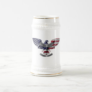 Veteran American Eagle “Proud To Have Served” Beer Stein