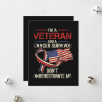 Veteran Cancer Survivor Don't Underestimate Me