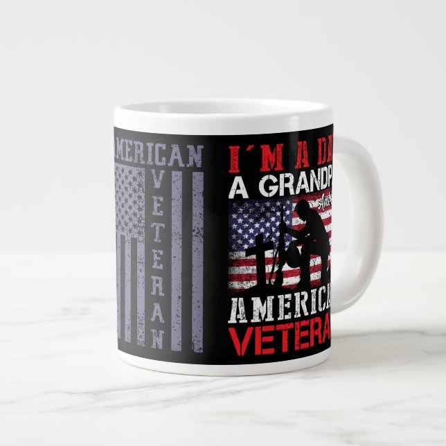 Veteran Dad Grandpa Mug (Front Right)