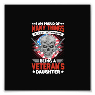 veteran daughter photo print