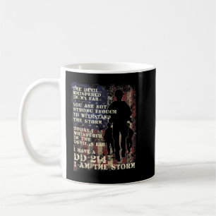 Veteran DD-214 Alumni Armed Forces I Am The Storm  Coffee Mug