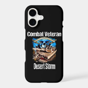 Vétéran de combat au téléphone cellulaire Tempête