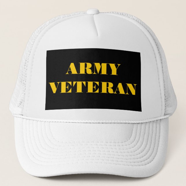 Vétéran de l'armée casquette (Devant)