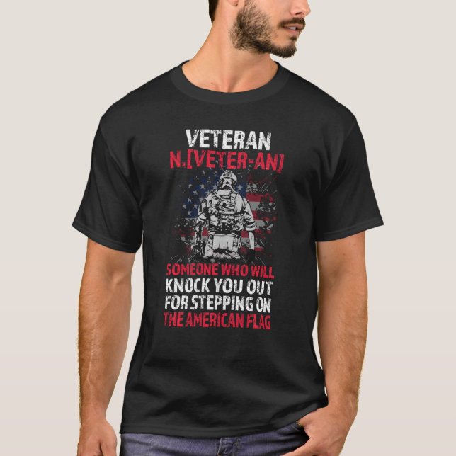 Veteran Definition T-Shirt (Front)