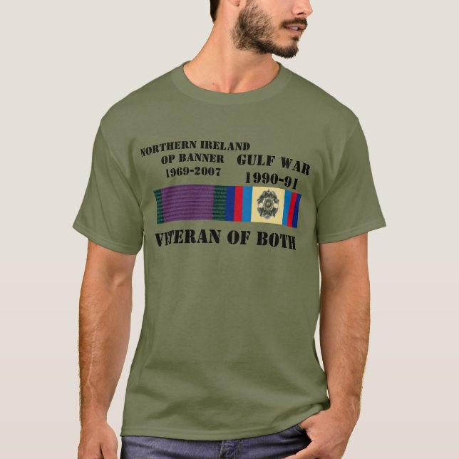 Vétéran des les deux T-shirt (Devant)