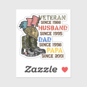 Veteran Father Husband Dad Grandpa Family Gift