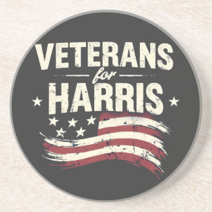 Veteran for Harris Kamala Harris Army Election Coaster