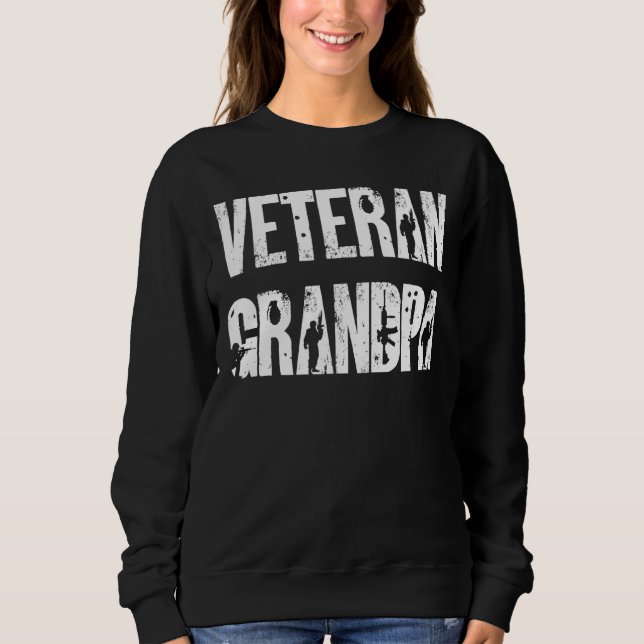 Veteran Grandpa Sweatshirt (Front)