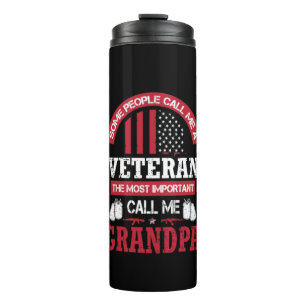 Veteran Grandpa Thermal Tumbler