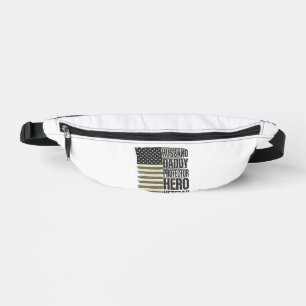 Veteran Husband Daddy Protector Hero Flag Shirt De Fanny Pack