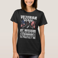 Veteran Husband Wife Patriotic American Flag Gift