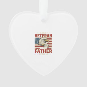 Veteran Like My Father Before Me Eagle T-Shirt_1 Ornament