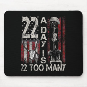 Veteran Lives Suicide Awareness Ptsd Veteran 22 Da Mouse Pad