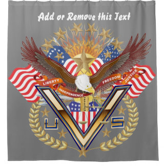 Veteran Military Tribute Shower Curtain