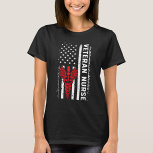 Veteran Nurse US Flag Veteran Nursing 3 T-Shirt