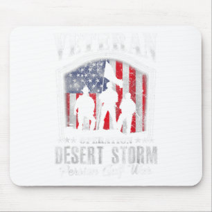 Veteran Operation Desert Storm Persian Gulf War Mouse Pad