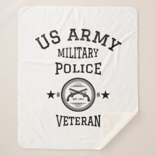 Veteran Retired Police Officer Sherpa Blanket