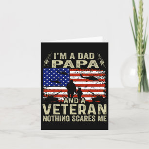 Veteran Shirts For Men Fathers Day I&#; m A Dad Pa Card