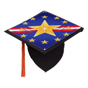 Veteran Star Graduation Cap Topper