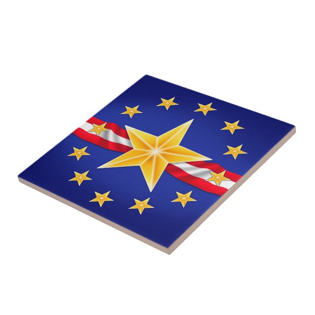 Veteran Star Tile (Side)