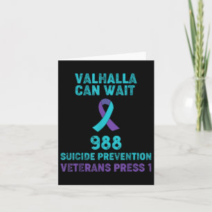 Veteran Suicide Awareness - 988 - Suicide Preventi Card
