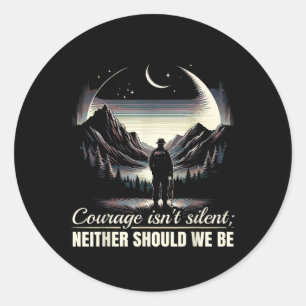 Veteran Suicide Awareness Mental Health Military S Classic Round Sticker